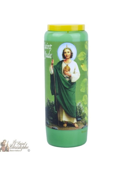 Green Candles Novenas to Saint Judas - French Prayer