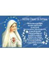 Pegatina francés con la oración – Nuestra Señora de Fatima