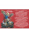 sticker with french  prayer - Saint Michael