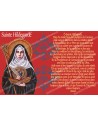 Stikers voor Kaars met gebed op frans -  Heilig Hildegarde