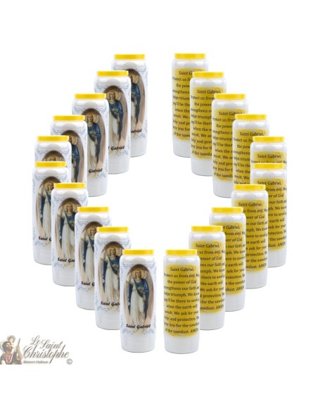 Bougies Neuvaines à Saint Gabriel - prière Anglais