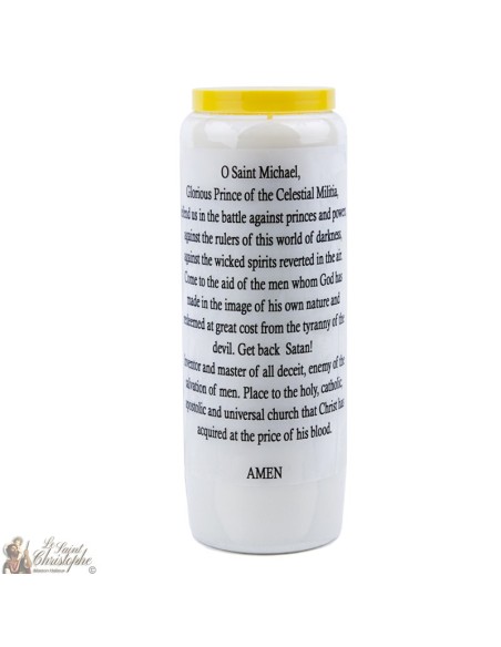 Candles Novenas to Saint Michael - english Prayer
