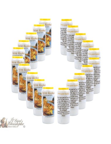 Candles Novenas to Saint Raphael - english Prayer