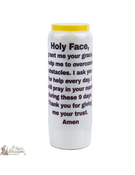 Velas Novena  por  Santo rostro  - Oración Inglés