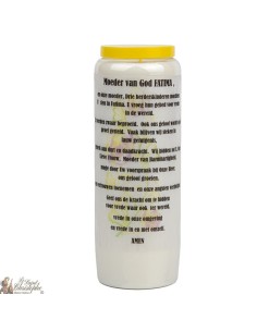 Candles Novenas to Fatima  – dutch Prayer 2