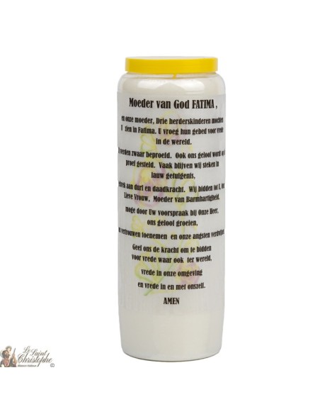 Candele Novene a Fatima - Preghiera olandese