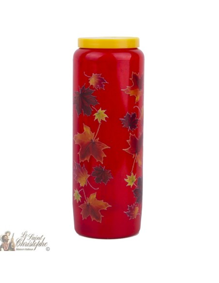 Novene candele rosse a persona perse testo in francese -1-