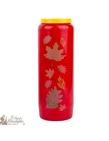 Novene candele rosse a persona perse testo in francese -1-