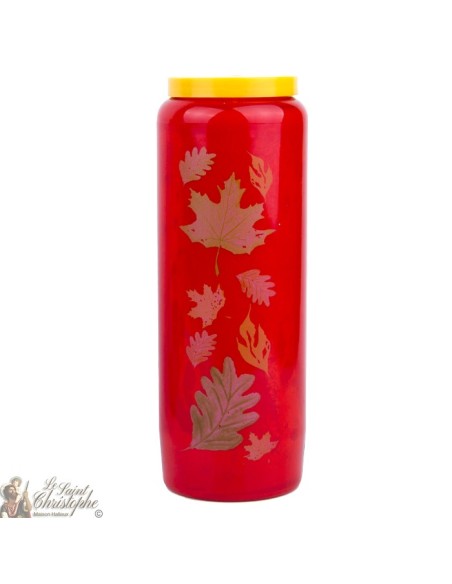 Novene candele rosse a persona perse testo in francese -1-