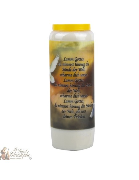 Velas Novena a  Cordero de Dios - Oración alemán