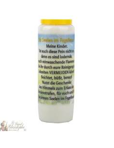 Bougies Neuvaines pour les âmes du purgatoire - prière allemand 2