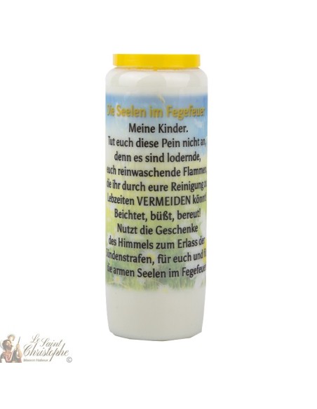 Candles Novenas for the souls of purgatory – german  Prayer