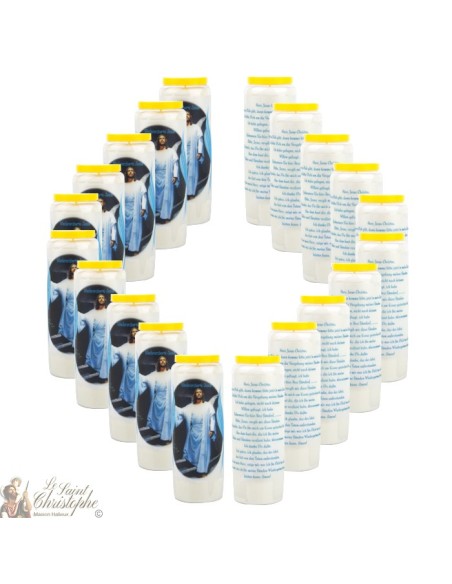 Candles Novenas for Resurrected Christ – german  Prayer