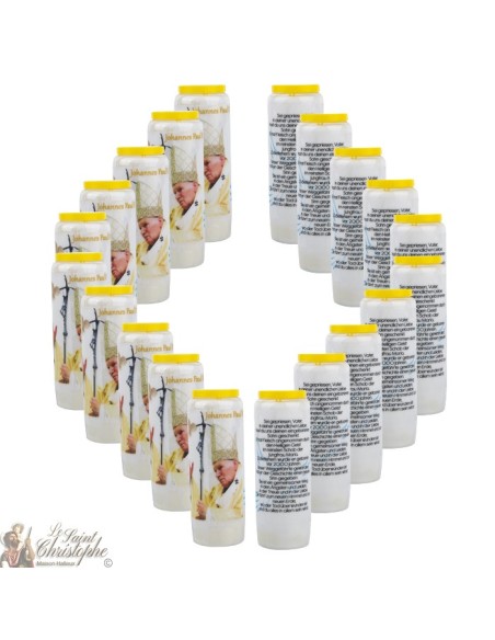 Candles Novenas for John Paul II – german  Prayer 