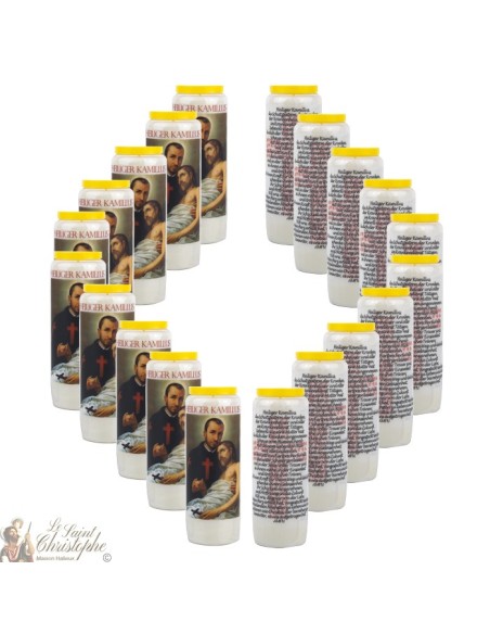 Velas Novena a San Camilo - Oración alemán 